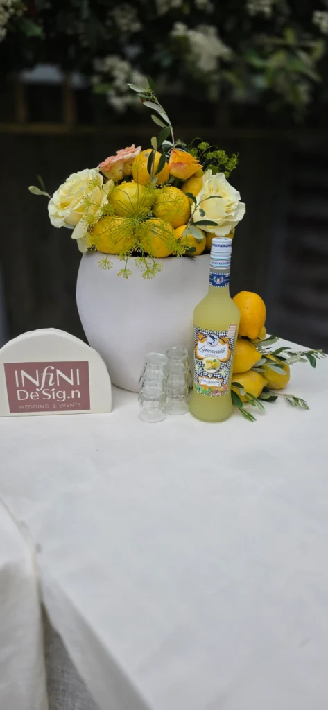 Bloemen design op event